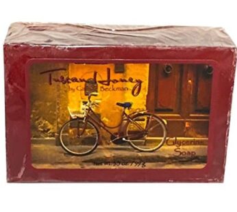 Camille Beckman Tuscan Honey Scented Glycerine Bar Soap for Hands, Face and Body, 3.5 Ounce