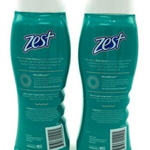 Zest Body Wash, Aqua, 18 Ounce, 2 Pack - Image 2