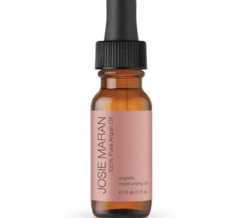 Josie Maran 100% Pure Argan Oil (0.5oz) – Organic Moroccan Skin Growth Serum – Hydrating Anti-Aging Care