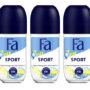 Fa Deodorant 1.7 Ounce Roll-On Sport (50ml) (3 Pack)