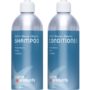 Eco-Friendly Shampoo and Conditioner - Rosemary, Mint, Vanilla - Sulfate Free, 16 oz (Refillable Bottles with pumps)