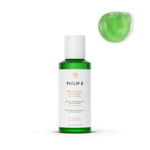 PHILIP B. Peppermint Avocado Shampoo 2 oz - Volumizing & Clarifying Shampoo for Dry to Oily Hair and Scalp, Non-Stripping - Image 1