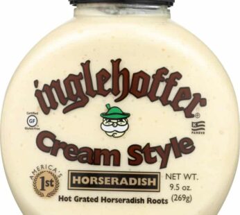 Inglehoffer Cream Style Horseradish, 9.5-Ounce Squeezable Bottles (Pack of 2)