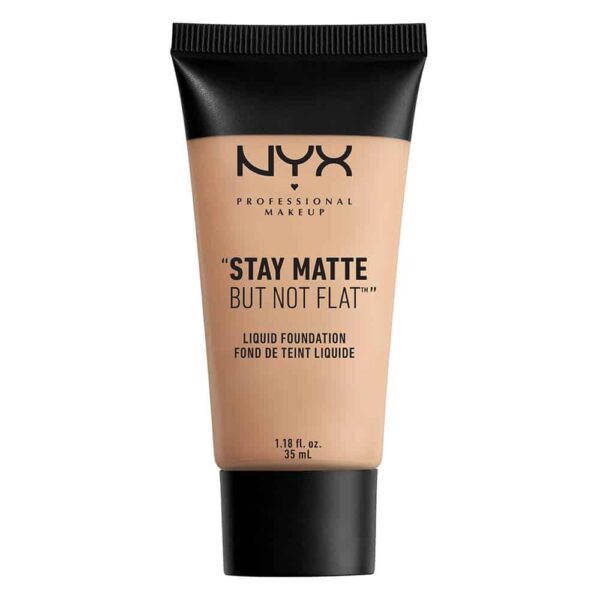 NYX PROFESSIONAL MAKEUP Stay Matte But Not Flat Liquid Foundation, Warm, 1.18 Ounce