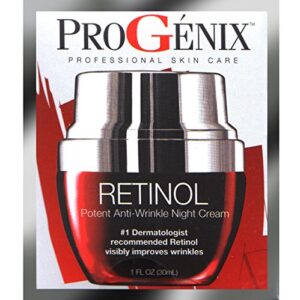 Progenix Profesional Retinol Face Cream Moisturizer Facial Lotion Helps Diminish Wrinkles, Crepey Skin, & Age Spots, Fragrance Free Anti Aging Skin Care Retinol Lotion For Face, 1Oz - Image 4