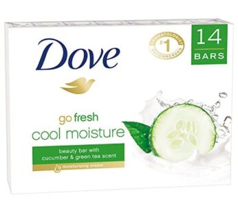 Dove go fresh Beauty Bar, Cucumber and Green Tea 4 oz, 14 Bar