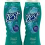 Zest Body Wash, Aqua, 18 Ounce, 2 Pack