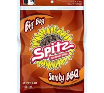 SPITZ Smoky Sunflower Seed, BBQ, 6-Ounce (Pack of 12)