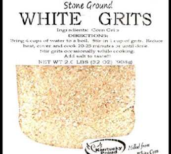 Weisenberger Stone Ground Grits – White Corn Grits Old Fashioned, Southern Style – Local, Kentucky Proud, Non GMO Old Fashioned Grits – Coarse Ground Grits – White, 2 lb – 2 Pack