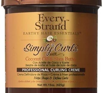 Every Strand Simply Curls Coco Oil/Shea Curl Creme, 15 Ounce