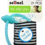Scunci No-Slip Grip Gel Evolution Ponytailers with Holder,21-Pieces per pack,1-Pack