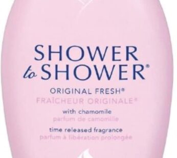 Shower to Shower Absorbent Body Powder, Original Fresh with Chamomile, 13-Ounce Bottles (Pack of 4)