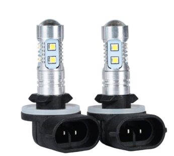 XTAUTO 2x 8000K White High Power 2323 SMD 881 886 889 894 LED Fog Driving Light Bulbs 1200LM