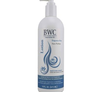 Beauty Without Cruelty Fragrance Free Hand & Body Lotion, 100% Vegetarian, 16 fl ozs.