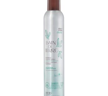 Bain de Terre Stay N’ Shape Flexible Shaping Spray, Medium Hold & Shine, Heat & Humidity Protection with Argan & Monoi Oils, Paraben-Free, Color-Safe, Vegan, 9.1 Fl Oz