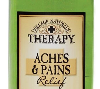 Village Naturals Therapy Foaming Bath Oil, Aches and Pains, 16 Ounce
