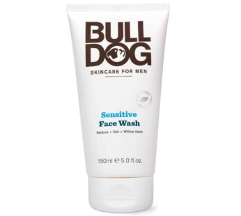 BULLDOG Mens Skincare and Grooming Sensitve Face Wash, 5 Fluid Ounce