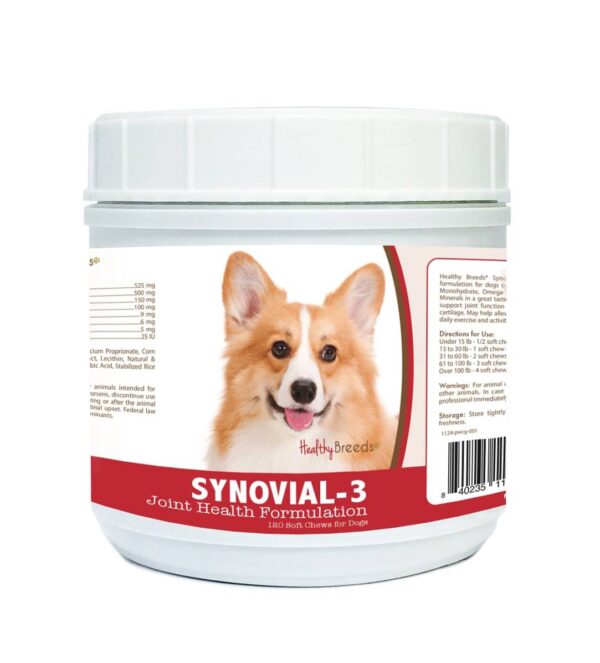 Healthy Breeds Pembroke Welsh Corgi Synovial-3 Joint Health Formulation 120 Count