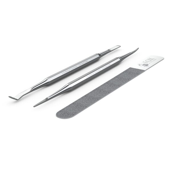 Fox Medical Equipment Ingrown Toenail Treatment Tools - Nail Care Kit - Podiatry Tools - Stainless Steel - Pedicure Kit - Ingrown Toenail Removal Kit - Best Toenail File - Toe Nail Corrector - Image 2