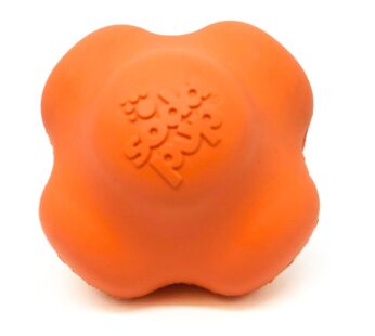 SodaPup Crazy Bounce ? Durable Dog Ball Toy & Chew Toy Made in USA from Non-Toxic, Pet-Safe, Food Safe Natural Rubber Material for Bonding, Mental & Physical Exercise, Problem Chewing, & More