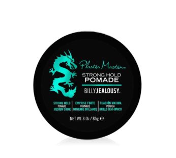Billy Jealousy Plaster Master Water-Soluble Hair Pomade for Men, All Day Strong Hold with Medium Shine, Won’t Flake & Safe for Color-Treated Hair, 3 Ounce