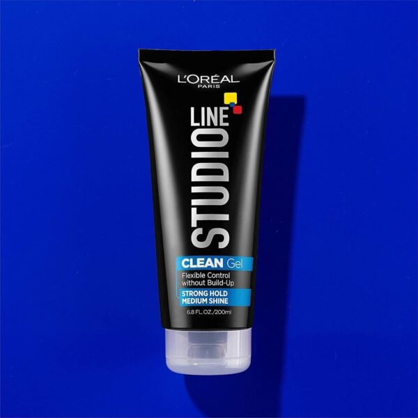 L'Oreal Paris Studio Line Strong Hold Clear Minded Clean Gel, 6.8 Fl Oz (Pack of 3) - Image 4