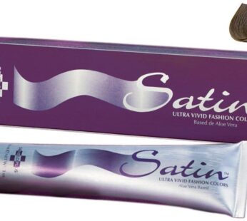 Satin Ultra Vivid Fashion Colors, 4G Golden Brown Hair Dye, 3 oz., Gold Series Permanent Hair Dye, Made with Soy Protein and Aloe Vera, Vegan & Cruelty Free