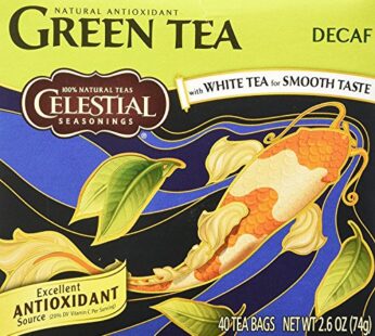 Celestial Seasonings Decaf Green Tea Bags – 40 ct