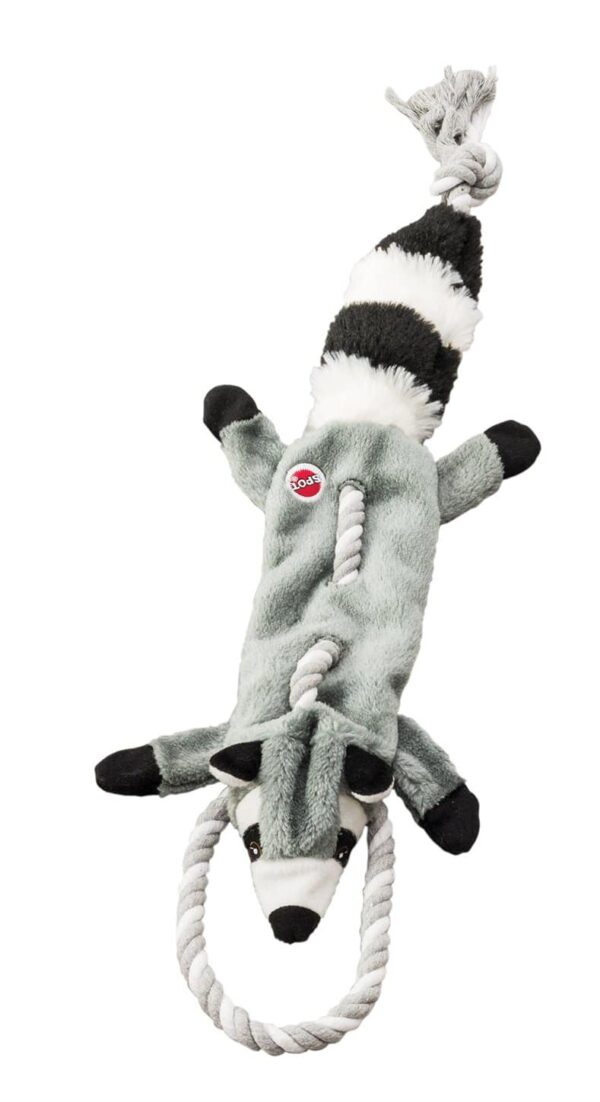 SPOT Forest Raccoon Skinneeez Tugs Stuffingless Dog Toy, 23in, Great for Tug of War