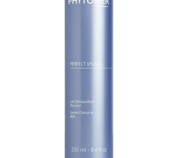 Phytomer Perfect Visage Gentle Cleansing Milk | Moisturzing Daily Face Cleanser & Makeup Remover | Sustainable & Eco-Friendly Skincare | 250ml