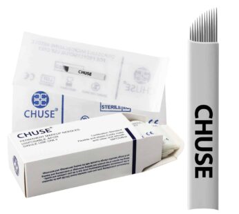 Chuse S12 50pcs Permanent Makeup Manual Eyebrow Tattoo Needle Microblading 12 Sloped Needles