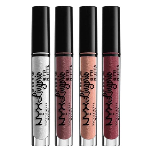 NYX PROFESSIONAL MAKEUP Lip Lingerie Gloss - Euro Trash, Dark Pink-Brown - Image 8