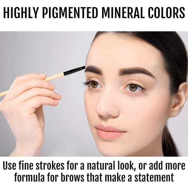BaeBlu Eyebrow Powder, Organic Vegan 100% Natural, Fill-in Smudge Proof Brow Tint, Made in USA, Taupe - Image 7