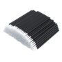 G2PLUS 100PCS Disposable Lip Brush Applicators, Black Lipstick Applicators, Disposable Nail Brushes, Lipstick Gloss Wands for Makeup, PYO Cookie Paint, Nail Art, Painting, Detail Brush (Black)