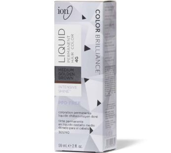 4G Medium Golden Brown Permanent Liquid Hair Color
