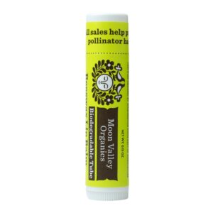 Moon Valley Organics Beeswax Lip Balm for Moisturizing Lips and Cuticles (TROPICAL COCONUT LIME, 1-Pack) - Image 1