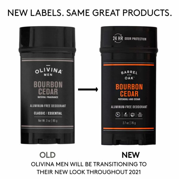 Barrel and Oak - Aluminum-Free Deodorant, Deodorant for Men, Essential Oil-Based Scent, 24-Hour Odor Protection, Cedarwood & Bourbon Aroma, Gentle on Sensitive Skin, Vegan (Bourbon Cedar, 2.7 oz) - Image 3