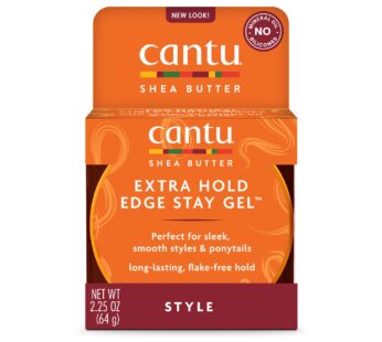 Cantu Extra Hold Edge Stay Gel with Shea Butter, 2.25 oz (Packaging May Vary)