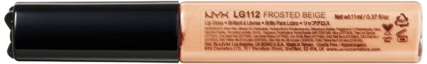 NYX Professional Makeup Mega Shine Lip Gloss, Frosted Beige, 0.37 Ounce - Image 2