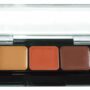 Graftobian HD Glamour Cr?me Foundation Palette (Contour Dark) - High Definition 5 Color Makeup Palette, Cream Based Foundation Concealer and Contour Palette, Full Coverage - Dark or Deep Skin Shades