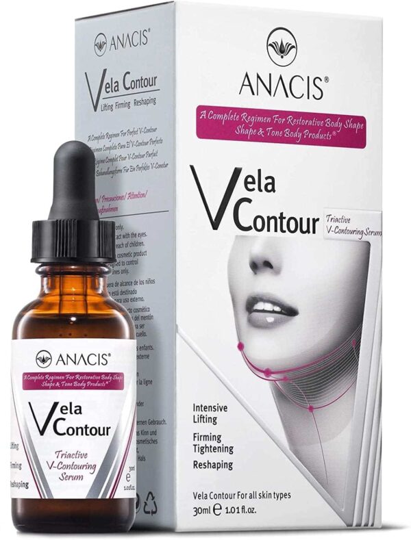 Advanced Neck Serum ? V line Jawline - Fine Lines - Neck Wrinkles - Sagging Skin - Serum for Women and Men. Anacis 30ml