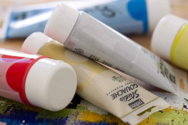 PEBEO Studio Gouache Fluid Paint, Velvet Matte Formula, 220 ml Bottle - Permanent White - Image 8