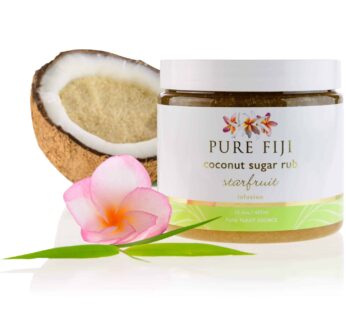 Pure Fiji Coconut Sugar Body Scrub – Body Exfoliator Scrub Natural Origin for Smooths and Softens Skin – Organic Exfoliating Sugar Scrub for Body, Starfruit, 15.5 Oz