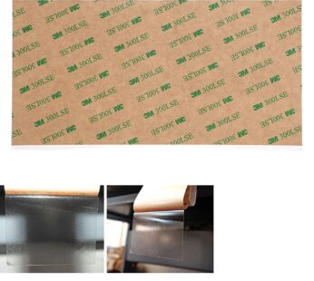 Pack of 3 Sheets Size 8″ x 12″, 3M 9474LE 300LSE Super-Strong Double-Sided Adhesive/Adhesive Transfer Tape, Ideal for attaching digitizers to Phones and Tablets. [9474-08×12-3pk]