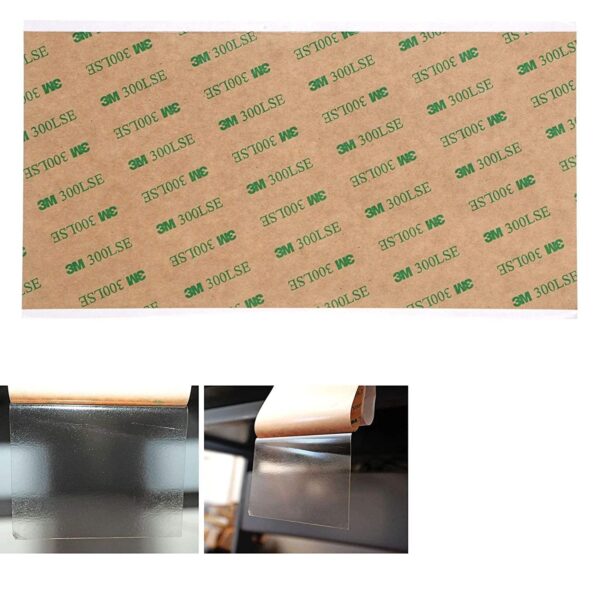 Pack of 3 Sheets Size 8" x 12", 3M 9474LE 300LSE Super-Strong Double-Sided Adhesive/Adhesive Transfer Tape, Ideal for attaching digitizers to Phones and Tablets. [9474-08x12-3pk]