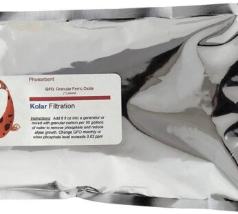 Kolar Labs GFO – 1 Pound Bag of Phosphate Removal Media for Salt Water Reef Aquariums and Coral Health