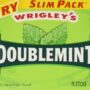 Wrigley - Doublemint, Slim, 15 stick pack, 10 count
