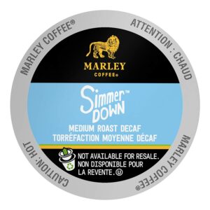 Marley Coffee Single Serve K Cup Compatible Capsules, Simmer Down Decaf, Swiss Water Process, Medium Roast, 96 Count - Image 3