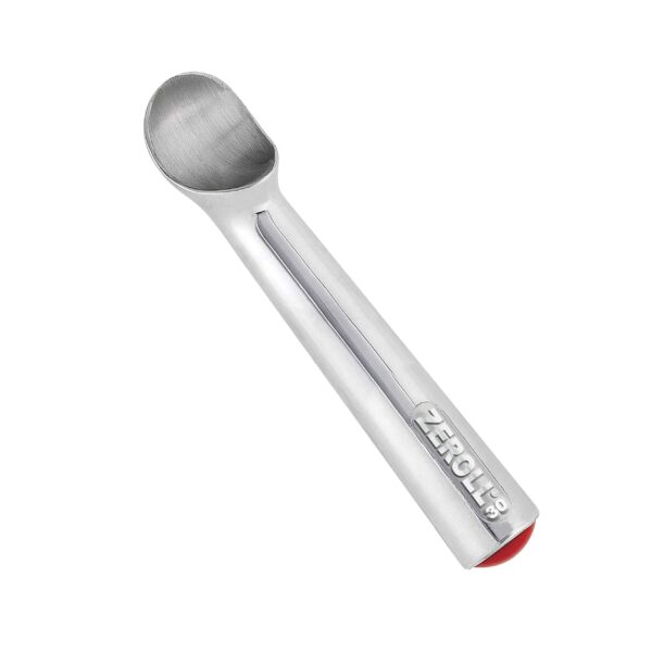 Zeroll Original Ice Cream Scoop Unique Liquid Filled Heat Conductive Handle Simple One-Piece Aluminum Design Easy Release, 1-Ounce, Silver - Image 2