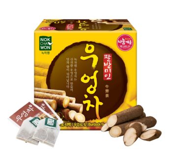 [Nokchawon] Burdock Root Tea, Burdock Iced Tea, Cold Brew Tea, Pure Ingredient Herbal Tea from Korea, 40 Count Tea Bags, 1.69oz(48g)